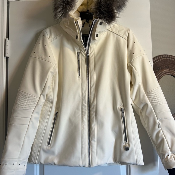 Brand NEW Nils Skiing or Snowboarding Jacket ⛷️ 🏂 ~ Crème + Size 10P with hood - Picture 2 of 10